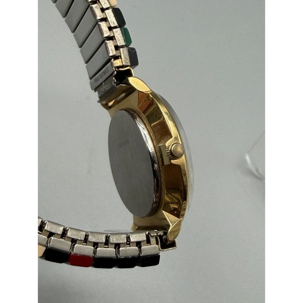 Vtg Rare Ecclissi France Quartz 30mm Watch Unisex Stretch Band